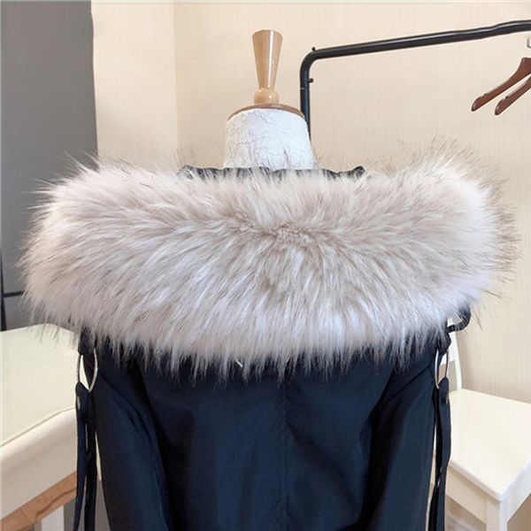 new 1pc women's winter fashion faux raccoon fur collar scarf multicolor hooded coat fur collar decor shawl wrap neck warmer
new 1pc women's winter fashion faux raccoon fur collar scarf multicolor hooded coat fur collar decor shawl wrap neck warmer