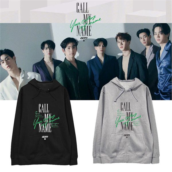 kpop got7 new call my nameblack white grey pink spring autumn hoodies spinning yugyeom youngjae mark fh49, Black 
kpop got7 new call my nameblack white grey pink spring autumn hoodies spinning yugyeom youngjae mark fh49, Black