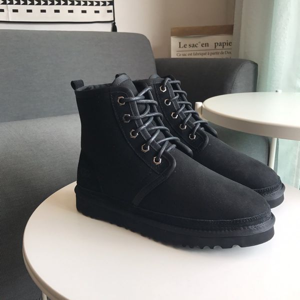 new winter men's boots plush warm ankle boots waterproof leather snow boots outdoor desert shoes military boot big size 39-45 men shoes, Black
new winter men's boots plush warm ankle boots waterproof leather snow boots outdoor desert shoes military boot big size 39-45 men shoes, Black