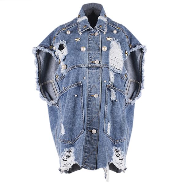 daily apparel women 2018 spring fashion casual jacket coat cardigan chic rivet beading cut out denim jean sleeveless vest, Black;white
daily apparel women 2018 spring fashion casual jacket coat cardigan chic rivet beading cut out denim jean sleeveless vest, Black;white