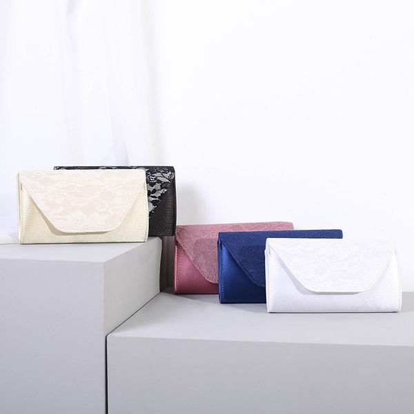 fashion women's bag 2020 new dinner bag water soluble lace stitching envelope evening clutch
fashion women's bag 2020 new dinner bag water soluble lace stitching envelope evening clutch