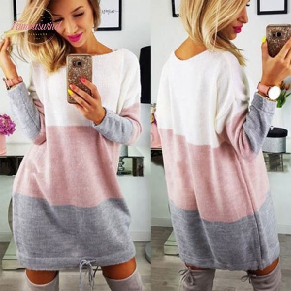 womens loose sweater dress ladies knitted o neck knitwear casual dresses fall winter trendy dress drop shipping, Black;gray
womens loose sweater dress ladies knitted o neck knitwear casual dresses fall winter trendy dress drop shipping, Black;gray