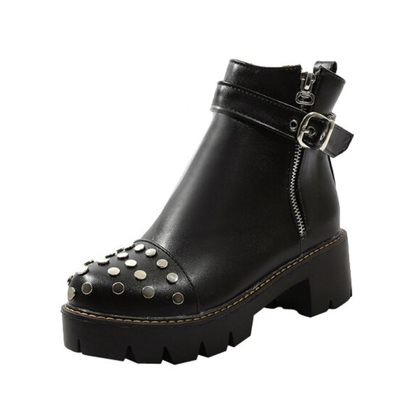 2121 fashion nice punk gothic style round toe boots women shoes short boots street haulage motor mujer zapatos, Black
2121 fashion nice punk gothic style round toe boots women shoes short boots street haulage motor mujer zapatos, Black