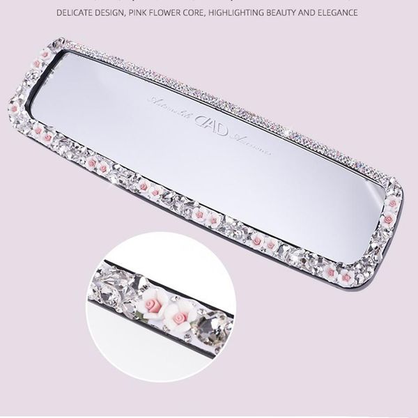 car interior rearview mirror with shiny rhinestones crystal decoration diamond ornament rearview mirror women's car accessories
car interior rearview mirror with shiny rhinestones crystal decoration diamond ornament rearview mirror women's car accessories