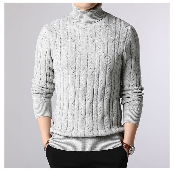 autumn winter men's high collar sweaters fashion solid color pullover long sleeve bottoming shirt, White;black
autumn winter men's high collar sweaters fashion solid color pullover long sleeve bottoming shirt, White;black