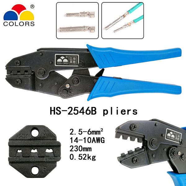 colors hs-2546b crimping pliers mc4 pv line pressing pliers capacity 2.5/4/6mm2 14-10awg solar connector crimping tools 
colors hs-2546b crimping pliers mc4 pv line pressing pliers capacity 2.5/4/6mm2 14-10awg solar connector crimping tools
