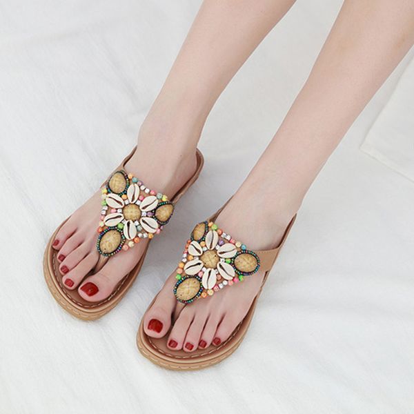 summer woman flip flop women bohemia slippers women's ethinc female beach sewing flats ladies solid fashion footwear plus size, Black
summer woman flip flop women bohemia slippers women's ethinc female beach sewing flats ladies solid fashion footwear plus size, Black