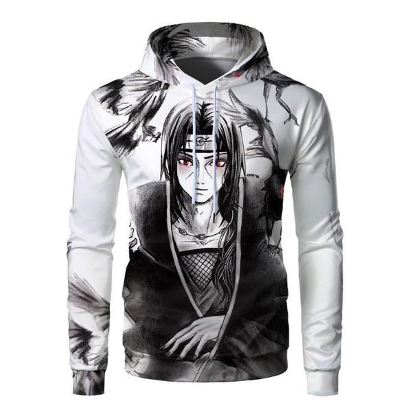 2020 casual new anime character sasuke 3d printing color digital printing hooded european and american sizes, Black
2020 casual new anime character sasuke 3d printing color digital printing hooded european and american sizes, Black