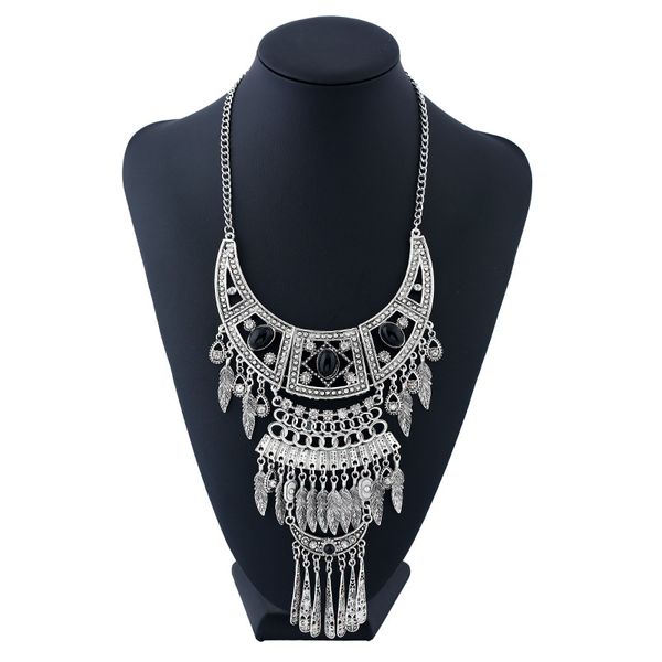 lzhlq women vintage necklace 3 colors bohemian necklace punk style fashion accessories ethnic metal jewelry, Silver
lzhlq women vintage necklace 3 colors bohemian necklace punk style fashion accessories ethnic metal jewelry, Silver