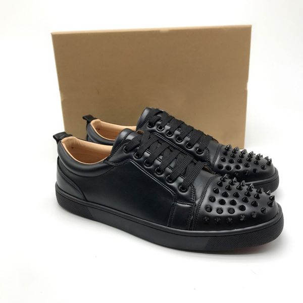red bottom big size us12 fashion designer shoes dress shoes suede studded spikes flats men and women party lovers genuine leather sneakers, Black
red bottom big size us12 fashion designer shoes dress shoes suede studded spikes flats men and women party lovers genuine leather sneakers, Black