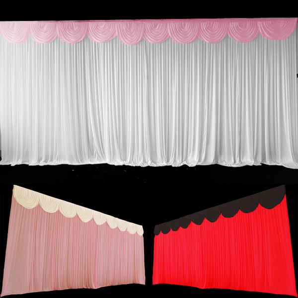 customized color 2pcs x 3m x 3m (10ft*20ft )/3m x 6m ice silk wedding drape curtain pleated backdrop decoration swag background
customized color 2pcs x 3m x 3m (10ft*20ft )/3m x 6m ice silk wedding drape curtain pleated backdrop decoration swag background