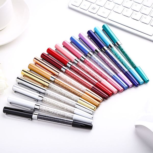 crystal diamond metal luxury gel pen korean cute roller ball point ballpen stationery school office thing custom logo stationary
crystal diamond metal luxury gel pen korean cute roller ball point ballpen stationery school office thing custom logo stationary