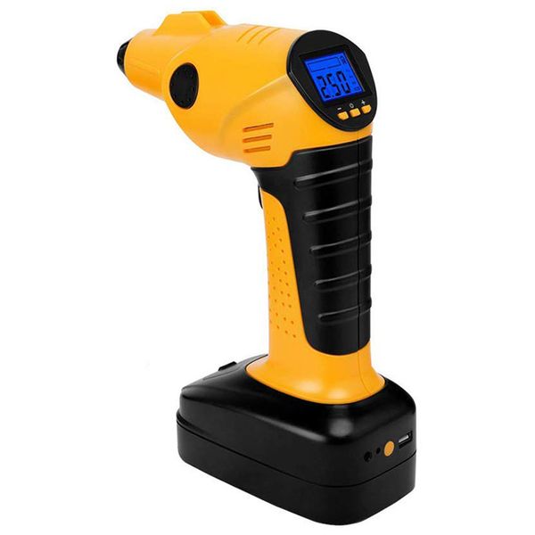 portable air compressor cordless tire inflator with digital display, led lighting, tire pressure gauge 12v perfect for car bicyc
portable air compressor cordless tire inflator with digital display, led lighting, tire pressure gauge 12v perfect for car bicyc