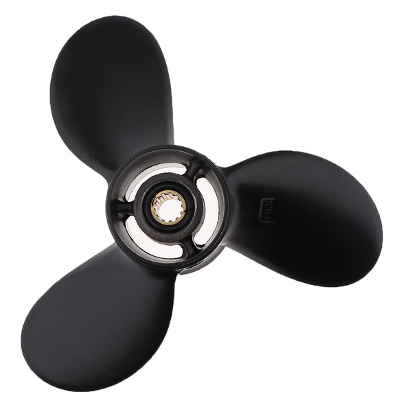 marine outboard propeller 3-blade aluminum propeller 50x95mm / 2x3.7 inches 
marine outboard propeller 3-blade aluminum propeller 50x95mm / 2x3.7 inches