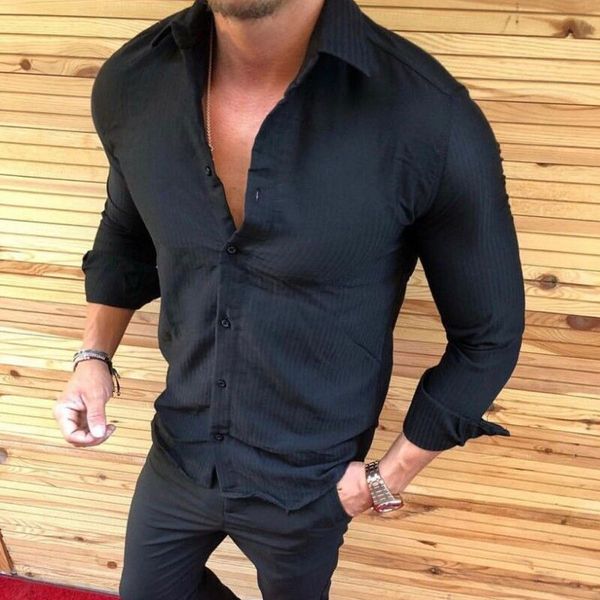 shirts new mens casual formal shirts slim fit shirt button autumn long sleeve blouse plus size -3xl, White;black
shirts new mens casual formal shirts slim fit shirt button autumn long sleeve blouse plus size -3xl, White;black