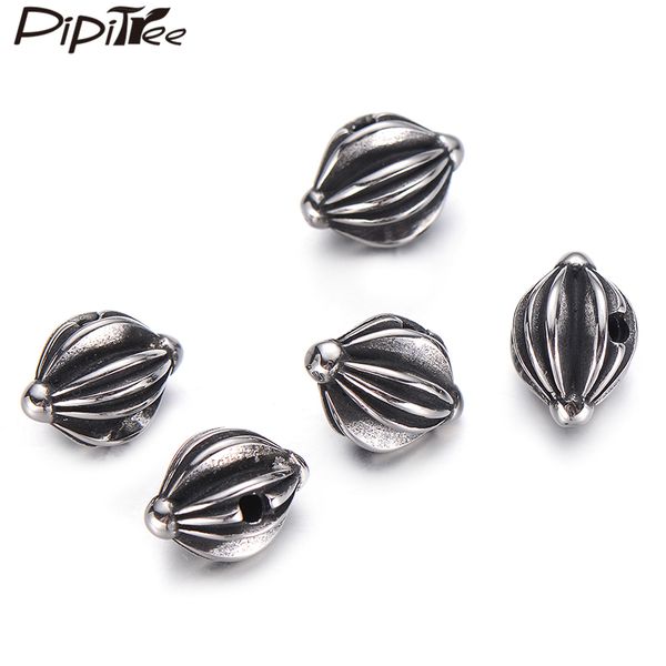 pipitree 4pcs/lot stainless steel vintage round bali beads bracelet charms diy spacer beads for jewelry making wholesale
pipitree 4pcs/lot stainless steel vintage round bali beads bracelet charms diy spacer beads for jewelry making wholesale