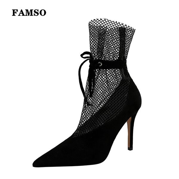 famso fashion suede super high heel women's shoes black stiletto pointed banquet shoes female net surface women's high heel
famso fashion suede super high heel women's shoes black stiletto pointed banquet shoes female net surface women's high heel