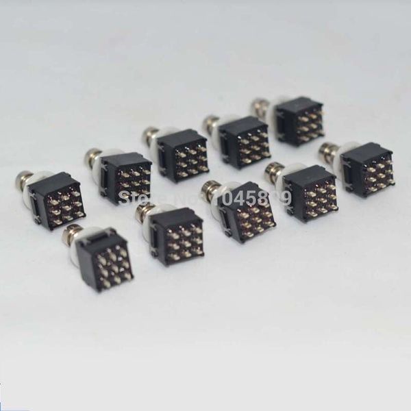 10 x 3pdt 9pin foot switch for guitar effects pedal box stomp, foot metal switch true bypass guitar accessories
10 x 3pdt 9pin foot switch for guitar effects pedal box stomp, foot metal switch true bypass guitar accessories