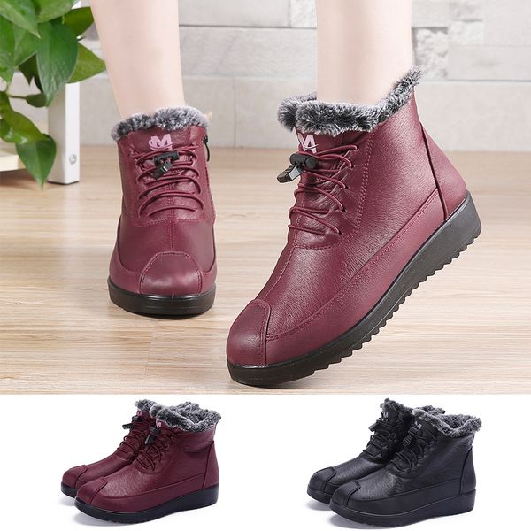 boots women women ladies fashion winter warm round toe short ankle boots thick bottom shoes zapatos de mujer, Black
boots women women ladies fashion winter warm round toe short ankle boots thick bottom shoes zapatos de mujer, Black