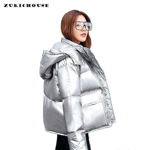 zurichouse 2019 winter down coats woman glossy silver hooded thick 90% white duck down jacket ladies warm parka outerwear, Black
zurichouse 2019 winter down coats woman glossy silver hooded thick 90% white duck down jacket ladies warm parka outerwear, Black