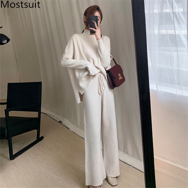 autumn winter knitted 3 piece sets outfits women vest+turtleneck +wide leg pants suits elegant fashion 3 pcs women clothing, White
autumn winter knitted 3 piece sets outfits women vest+turtleneck +wide leg pants suits elegant fashion 3 pcs women clothing, White