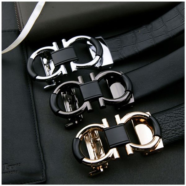 male genuine leather strap belts for men belt automatic buckle black belts cummerbunds, Black;brown
male genuine leather strap belts for men belt automatic buckle black belts cummerbunds, Black;brown