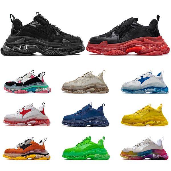 17fw triple s men sneakers casual dad shoes clear bubble midsole triple black white neon green increasing sports size 36-45, White;red
17fw triple s men sneakers casual dad shoes clear bubble midsole triple black white neon green increasing sports size 36-45, White;red