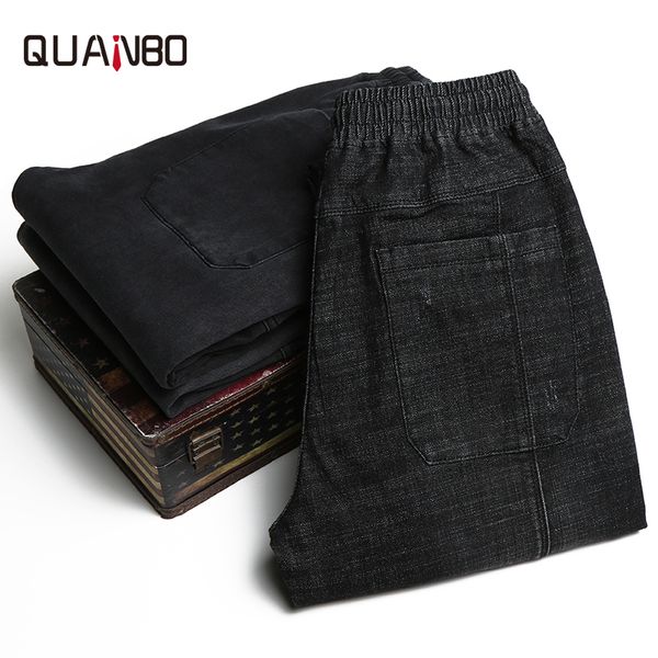 quanbo brand men hip hop black jeans 2019 autumn winter new casual stretch slim fit feet denim pants fashion trend trousers, Blue
quanbo brand men hip hop black jeans 2019 autumn winter new casual stretch slim fit feet denim pants fashion trend trousers, Blue