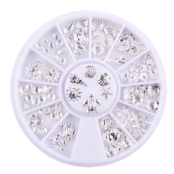 new ocean sea style nail art decorations shiny 3d shell conch tortoise metal alloy set diy beauty manicure books accessory tools, Silver;gold
new ocean sea style nail art decorations shiny 3d shell conch tortoise metal alloy set diy beauty manicure books accessory tools, Silver;gold