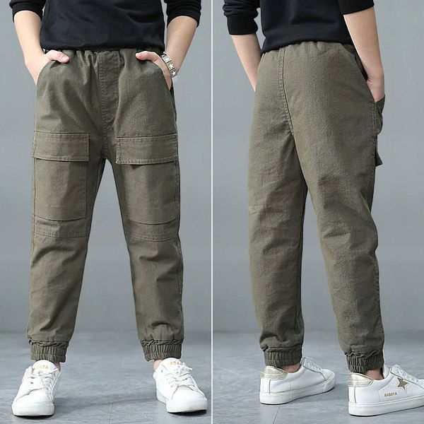 2019 spring autumn new teenage boys casual cargo pants kids boys cotton pockets trousers children loose leggings outwear f154, Blue
2019 spring autumn new teenage boys casual cargo pants kids boys cotton pockets trousers children loose leggings outwear f154, Blue
