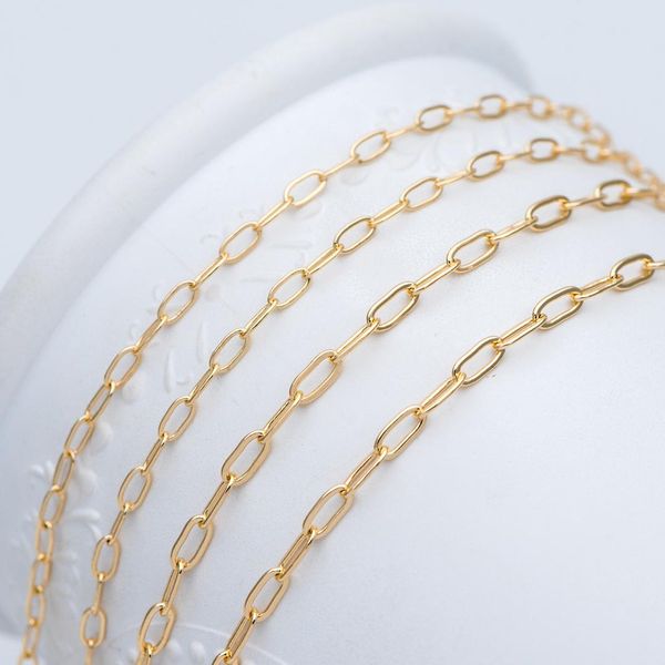 gold tone brass oval cable chains 2.5 /3mm, necklace jewelry accessories diy chain findings wholesale(#lk-287)/ 1 meter=3.3 ft, Silver
gold tone brass oval cable chains 2.5 /3mm, necklace jewelry accessories diy chain findings wholesale(#lk-287)/ 1 meter=3.3 ft, Silver