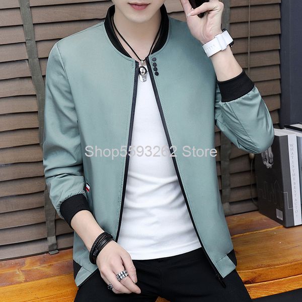 coat male autumn clothes outerwear men's wear trend jacket slim fit youth leisure jacket male, Black;brown
coat male autumn clothes outerwear men's wear trend jacket slim fit youth leisure jacket male, Black;brown