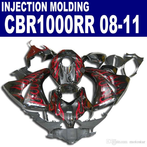 injection oem customize fairing kit for honda cbr1000rr 2008 - 2011 red flames in black cbr 1000 rr 08 09 10 11 fairings set #u32
injection oem customize fairing kit for honda cbr1000rr 2008 - 2011 red flames in black cbr 1000 rr 08 09 10 11 fairings set #u32