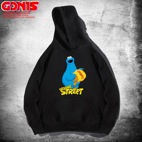 septhydrogen fashion designer brand autumn winter hoodies sesame street kaws joint hooded sweater ka men women loose coat, Black
septhydrogen fashion designer brand autumn winter hoodies sesame street kaws joint hooded sweater ka men women loose coat, Black