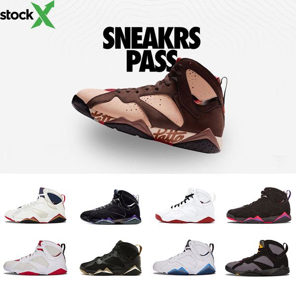 drop shipping patta x 7 ray allen olympic 7s men basketball shoes bordeaux history of flight hare mens raptor charcoal mens sports sneakers, Black 
drop shipping patta x 7 ray allen olympic 7s men basketball shoes bordeaux history of flight hare mens raptor charcoal mens sports sneakers, Black