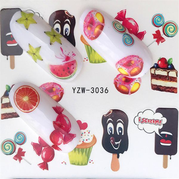 ice cream summer nail sticker mixed colorful fruit diy water decals nail art decorations manicure tool, Black
ice cream summer nail sticker mixed colorful fruit diy water decals nail art decorations manicure tool, Black