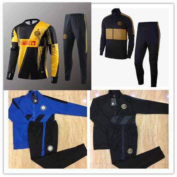 2019 2020 inter tracksuit jacket sets survetement 18 19 20 lautaro nainggolan icardi football jacket training maillot de foot chandal, Black 
2019 2020 inter tracksuit jacket sets survetement 18 19 20 lautaro nainggolan icardi football jacket training maillot de foot chandal, Black