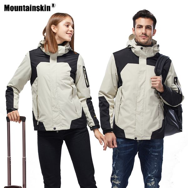 mountainskin men women's 2 pcs hiking jackets outdoor sport thermal windbreaker camping climbing trekking skiing male coat va696, Blue;black
mountainskin men women's 2 pcs hiking jackets outdoor sport thermal windbreaker camping climbing trekking skiing male coat va696, Blue;black
