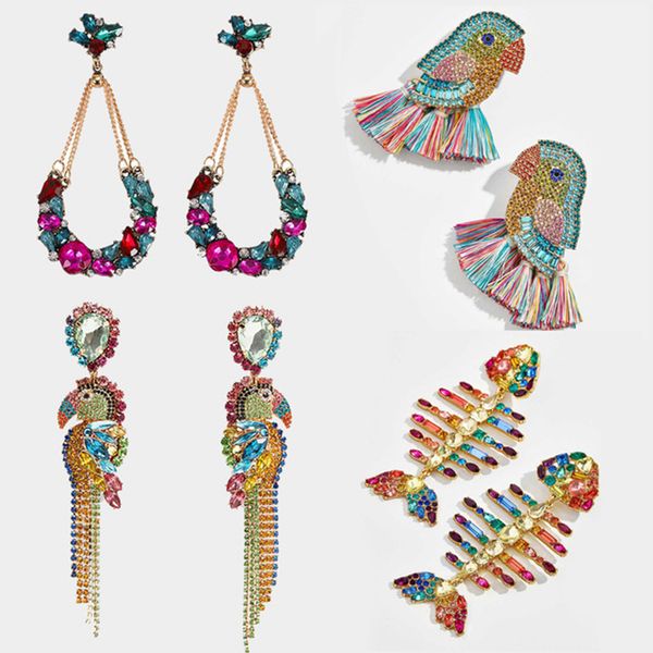 vedawas colorful crystal drop earrings bridal women statement rhinestone jewelry handmade chic dangle earrings xg2969, Silver
vedawas colorful crystal drop earrings bridal women statement rhinestone jewelry handmade chic dangle earrings xg2969, Silver