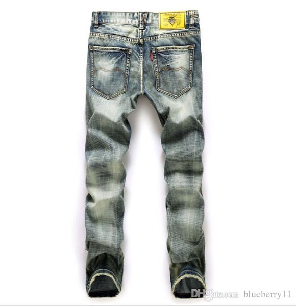 Men motorcycle biker denim jean ripped di tre ed hole ca ual fa hion pant traight treetwear tyle jean 28 40, Blue
Men motorcycle biker denim jean ripped di tre ed hole ca ual fa hion pant traight treetwear tyle jean 28 40, Blue