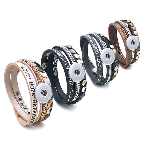 multi-turn rock interchangeable 139 real original genuine leather 12mm 18mm snap button bracelet charm jewelry for women men gift, Golden;silver
multi-turn rock interchangeable 139 real original genuine leather 12mm 18mm snap button bracelet charm jewelry for women men gift, Golden;silver