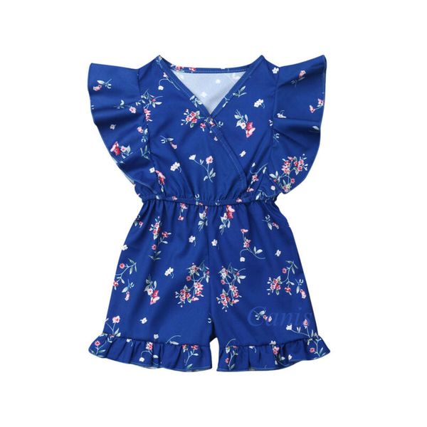 new baby girl ruffle floral romper jumpsuit shorts trousers outfit summer clothes, Blue
new baby girl ruffle floral romper jumpsuit shorts trousers outfit summer clothes, Blue