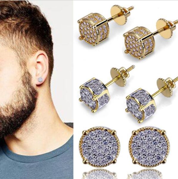 luxury 925 silver diamond iced out micro pave lab cubic zircon stud earrings with screw back hip hop stud earrings men women jewelry gift, Golden;silver
luxury 925 silver diamond iced out micro pave lab cubic zircon stud earrings with screw back hip hop stud earrings men women jewelry gift, Golden;silver