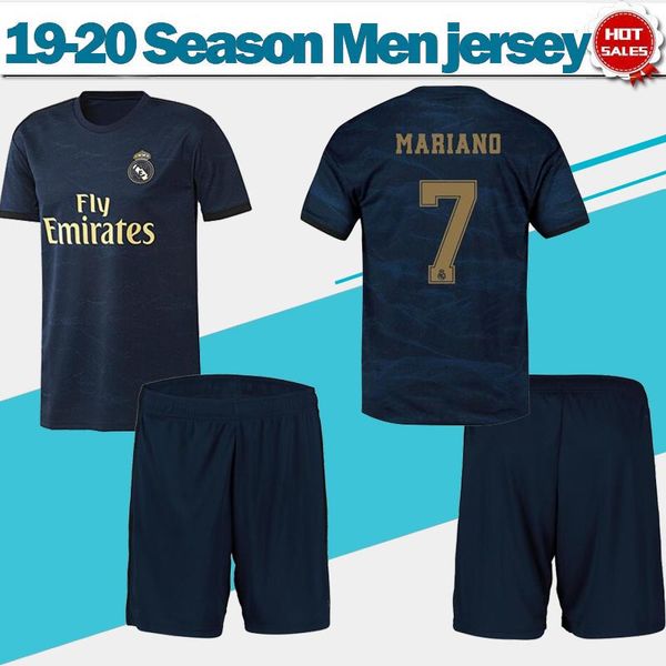 2020 real madrid away #7 hazard #9 benzema soccer jerseys 19/20 men soccer suit deep blue short sleeve customized football uniforms+pants, Black
2020 real madrid away #7 hazard #9 benzema soccer jerseys 19/20 men soccer suit deep blue short sleeve customized football uniforms+pants, Black