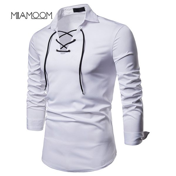 miamoom long sleeves dress shirt for men's shoelace design lapels large - size long-sleeve shirts, White;black
miamoom long sleeves dress shirt for men's shoelace design lapels large - size long-sleeve shirts, White;black