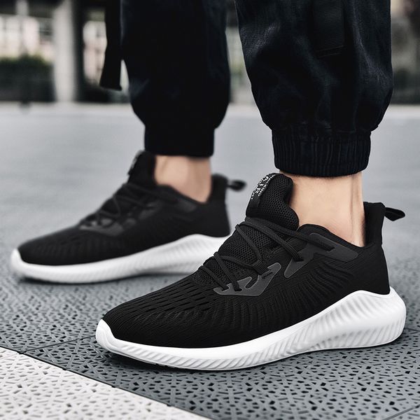 new sports shoes jacquard breathable casual shoes wear-resistant non slip running shoes, Black
new sports shoes jacquard breathable casual shoes wear-resistant non slip running shoes, Black