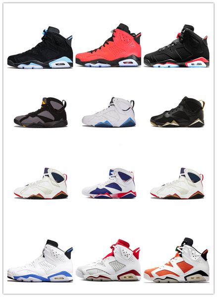 men basketball shoes 6 6s infrared tinker 7 7s olympics trainers sneaker unc black cat white red carmine maroon mens sneakers 8-13
men basketball shoes 6 6s infrared tinker 7 7s olympics trainers sneaker unc black cat white red carmine maroon mens sneakers 8-13