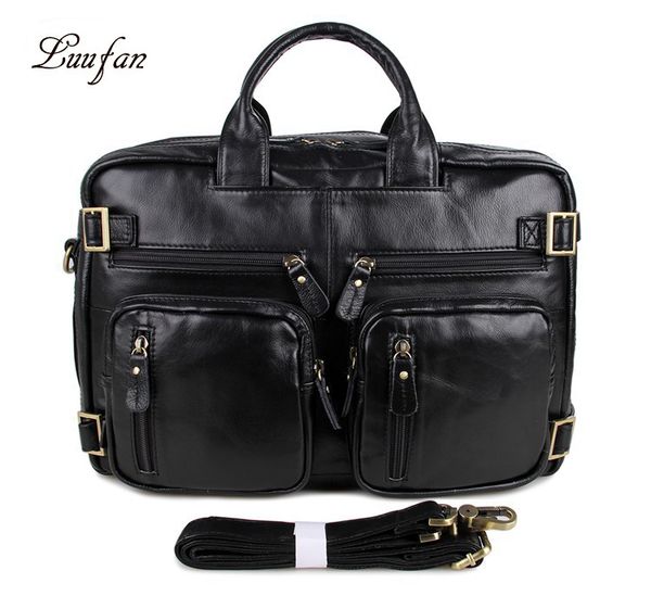 man genuine leather business briefcase soft cow leather 15 inch laphandbag tote big capacity shoulder messenger bag black
man genuine leather business briefcase soft cow leather 15 inch laphandbag tote big capacity shoulder messenger bag black