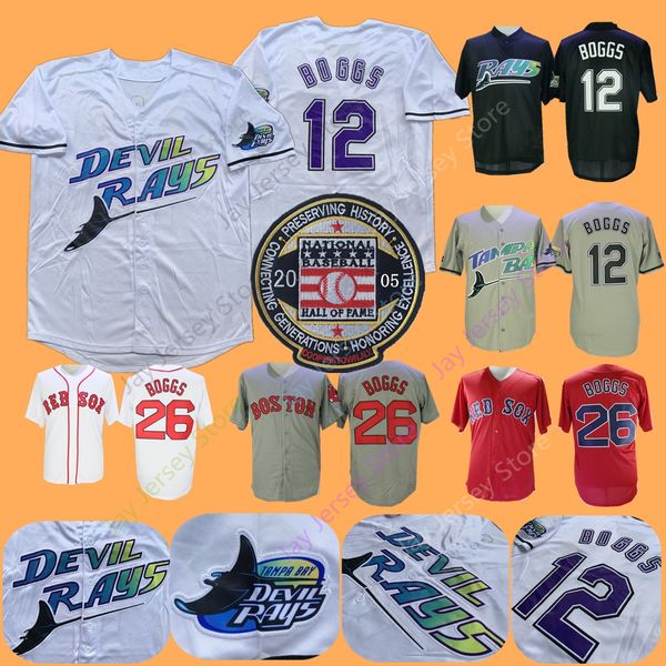 Wade Boggs Jersey Home Away Boston Tampa Bay 2005 HOF Hall Of Fame Patch Red Sox Rays Jerseys 12 26 Home Away
Wade Boggs Jersey Home Away Boston Tampa Bay 2005 HOF Hall Of Fame Patch Red Sox Rays Jerseys 12 26 Home Away