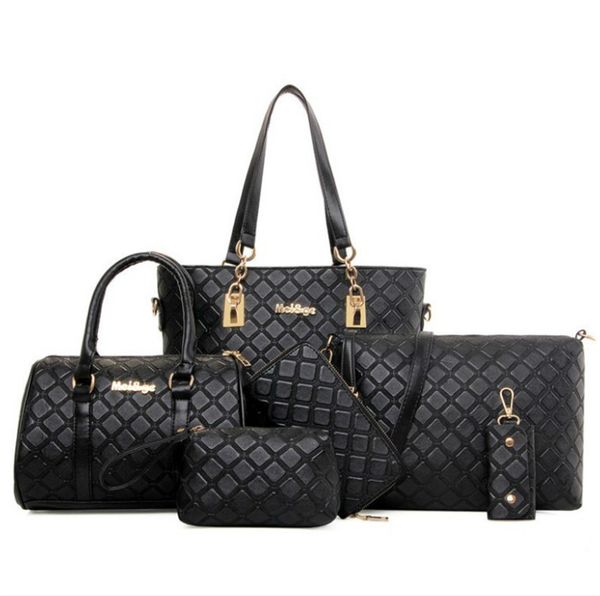 2020 New Women Pure Color Turbot Grid Master Bag Six Piece Fashion Shoulder Bag PH-CFY20062050
2020 New Women Pure Color Turbot Grid Master Bag Six Piece Fashion Shoulder Bag PH-CFY20062050